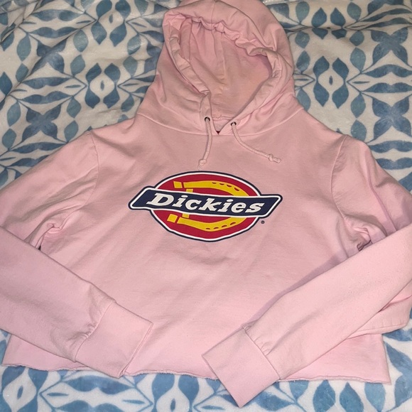 Pink Dickies cropped hoodie - Picture 2 of 4